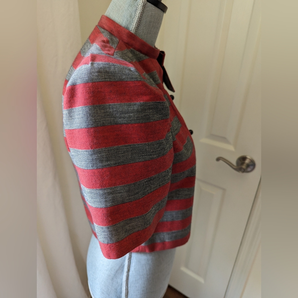 [Nipon Coature] Vintage Albert Nipon Cropped Blaz… - image 3